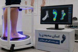 کفی طبی کف پای صاف و بررسی قوس طولی داخلی پا
