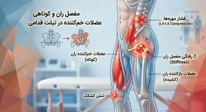گیرفتگی مفصل ران و کوتاهی عضلات خم‌کننده در تیلت قدامی