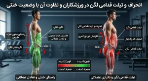 انحراف و تیلت قدامی لگن در ورزشکاران و تفاوت آن با وضعیت خنثی