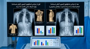 مقایسه اصلاح ظاهر و افزایش قد قبل و بعد از جراحی اسکولیوز
