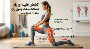 نحوه اجرای کشش خم کننده های ران